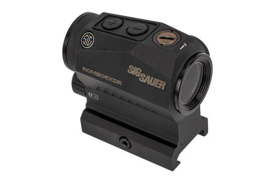 SIG Romeo5 XDR red dot sight comes with a picatinny mount